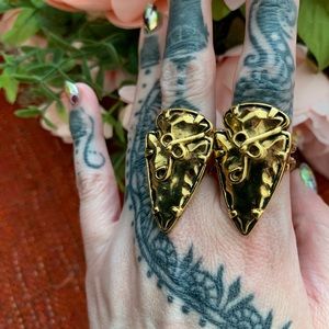 Vanessa Mooney x FP Gold Arrowhead Statement Ring